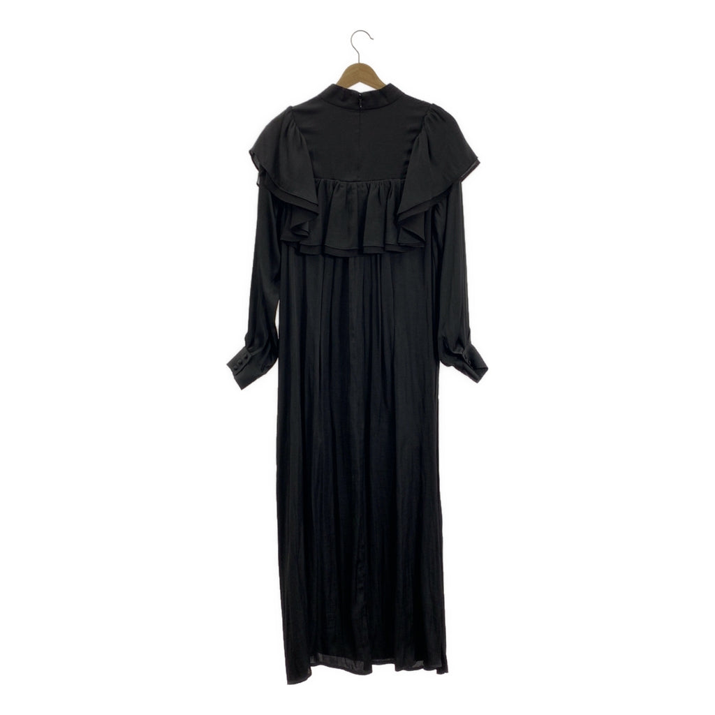 PAMEO POSE / パメオポーズ | ギャザー フリル ボリューム ドレス ワンピース | S | ブラック | レディース