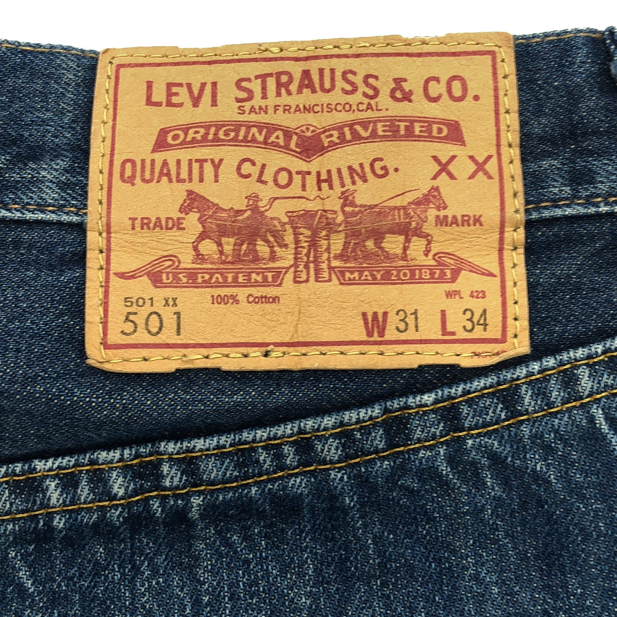 LEVI'S VINTAGE CLOTHING LVC / リーバイスヴィンテージクロージング | 501XX 501 ダブルネーム 復刻モデル BigE セルビッチ デニムパンツ | W31 | メンズ