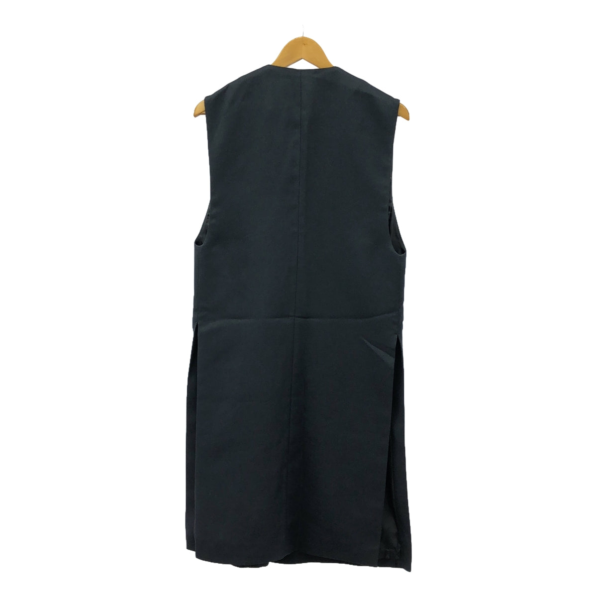 Spick and Span | 2021AW | Side slit double weave long gilet | F | Women's