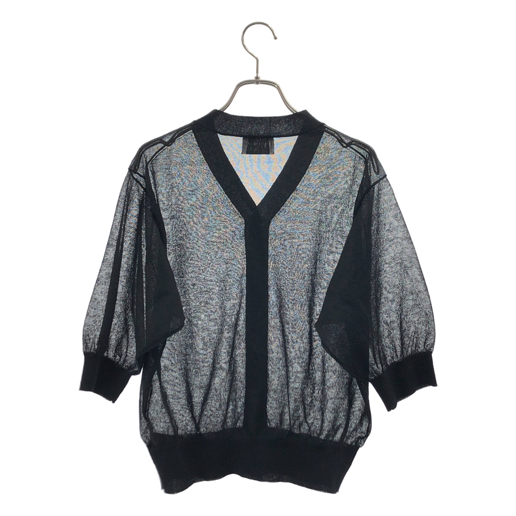 UNITED ARROWS | 透視V領開襟衫 | F碼 | 女款