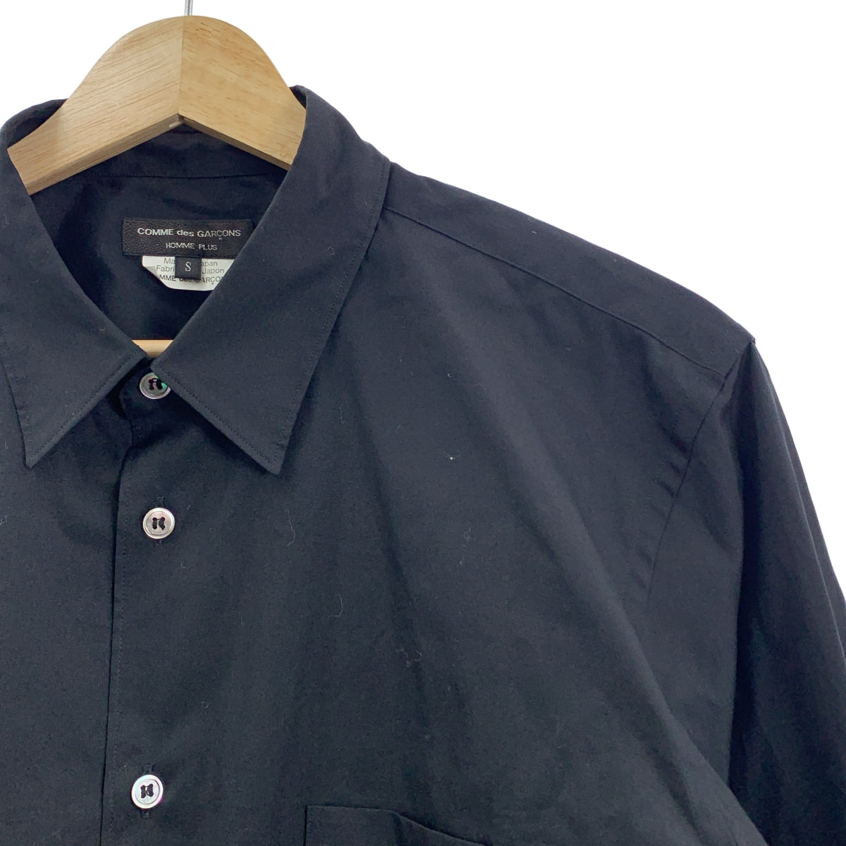 COMME des GARÇONS HOMME PLUS | 2016 春夏 |不對稱常規領長襯衫 | S 號 |