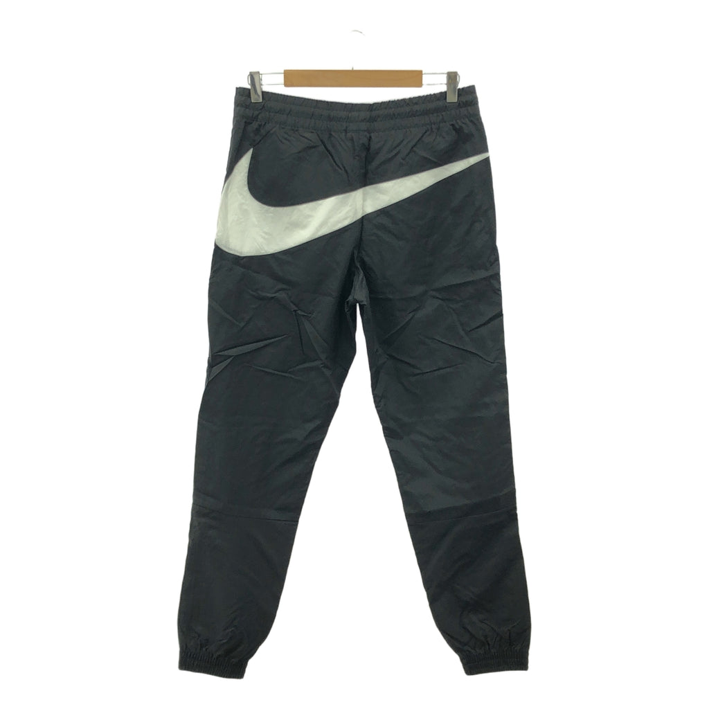 【미품】 NIKE / 나이키 | NSW Vw Swoosh Pants / AJ2300-010 드로우 스트링 팬츠 / 총 안감 | S | 블랙 | 남성