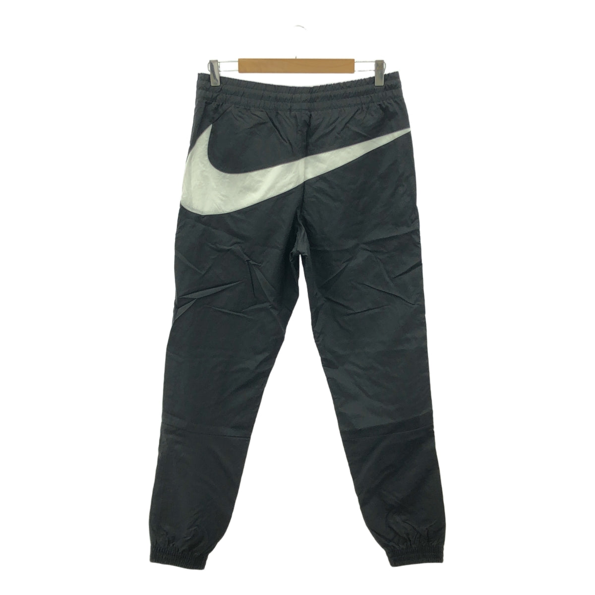 【미품】 NIKE / 나이키 | NSW Vw Swoosh Pants / AJ2300-010 드로우 스트링 팬츠 / 총 안감 | S | 블랙 | 남성