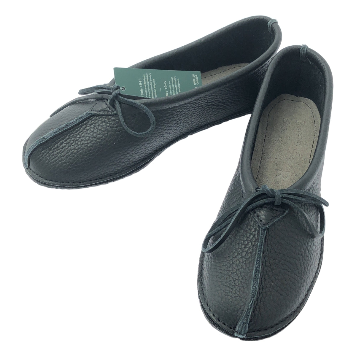 [狀況良好] 45r / Forty-Five R | Laurentian Chief 芭蕾舞鞋 x 縐布底皮鞋 | 尺寸 23 | 黑色 | 女款