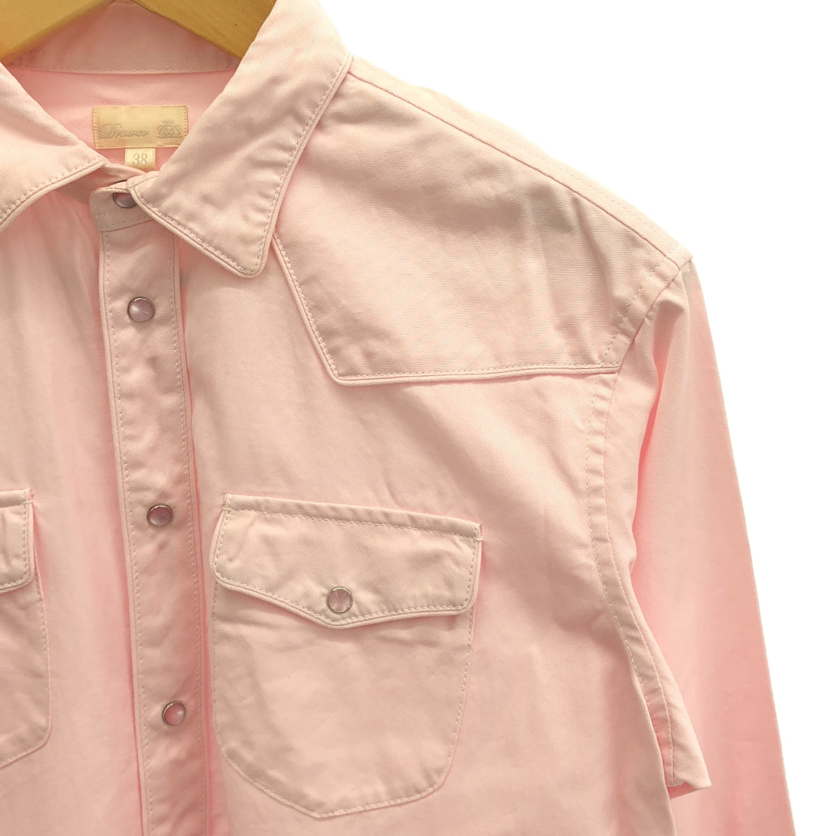 Drawer | Cotton Western Shirt | Size 38 | Women's