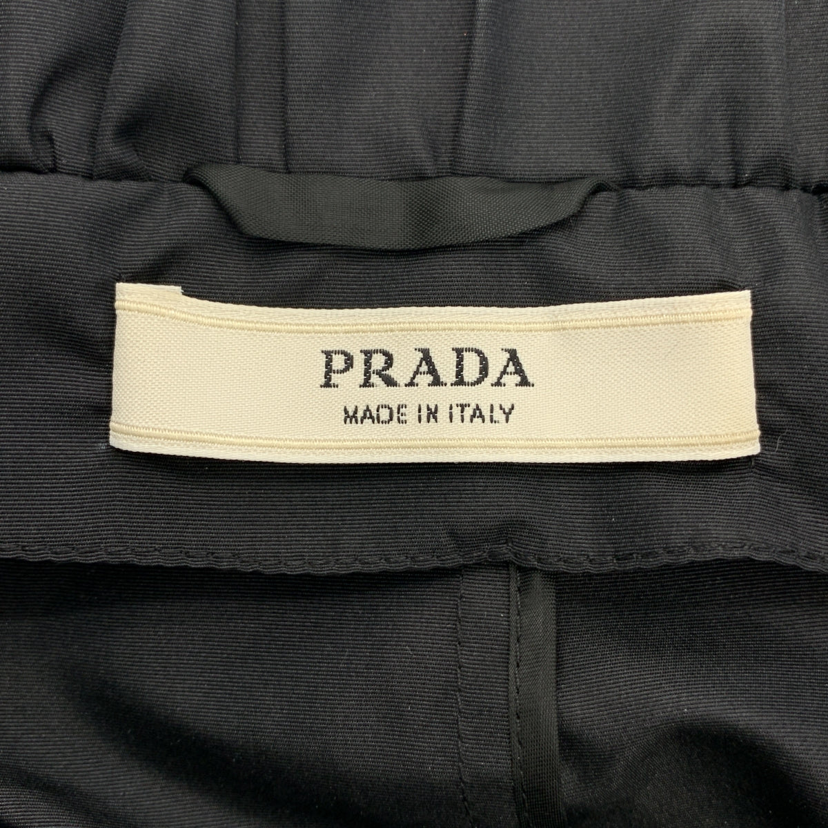 PRADA / プラダ | 2008 | ノーカラー ギャザー タックスリーブ ジャケット | 40 | レディース