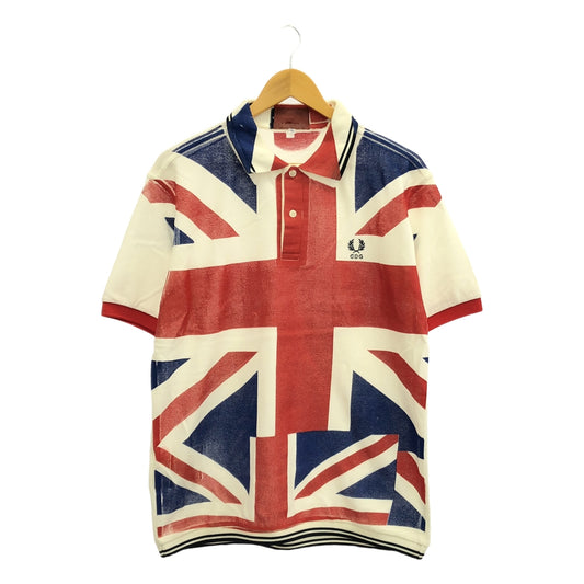 COMME des GARCONS SHIRT / 콤데 갤슨 셔츠 | × FRED PERRY 이세탄 한정 유니온 잭 페인트 가노코 폴로 셔츠 | M | 남성