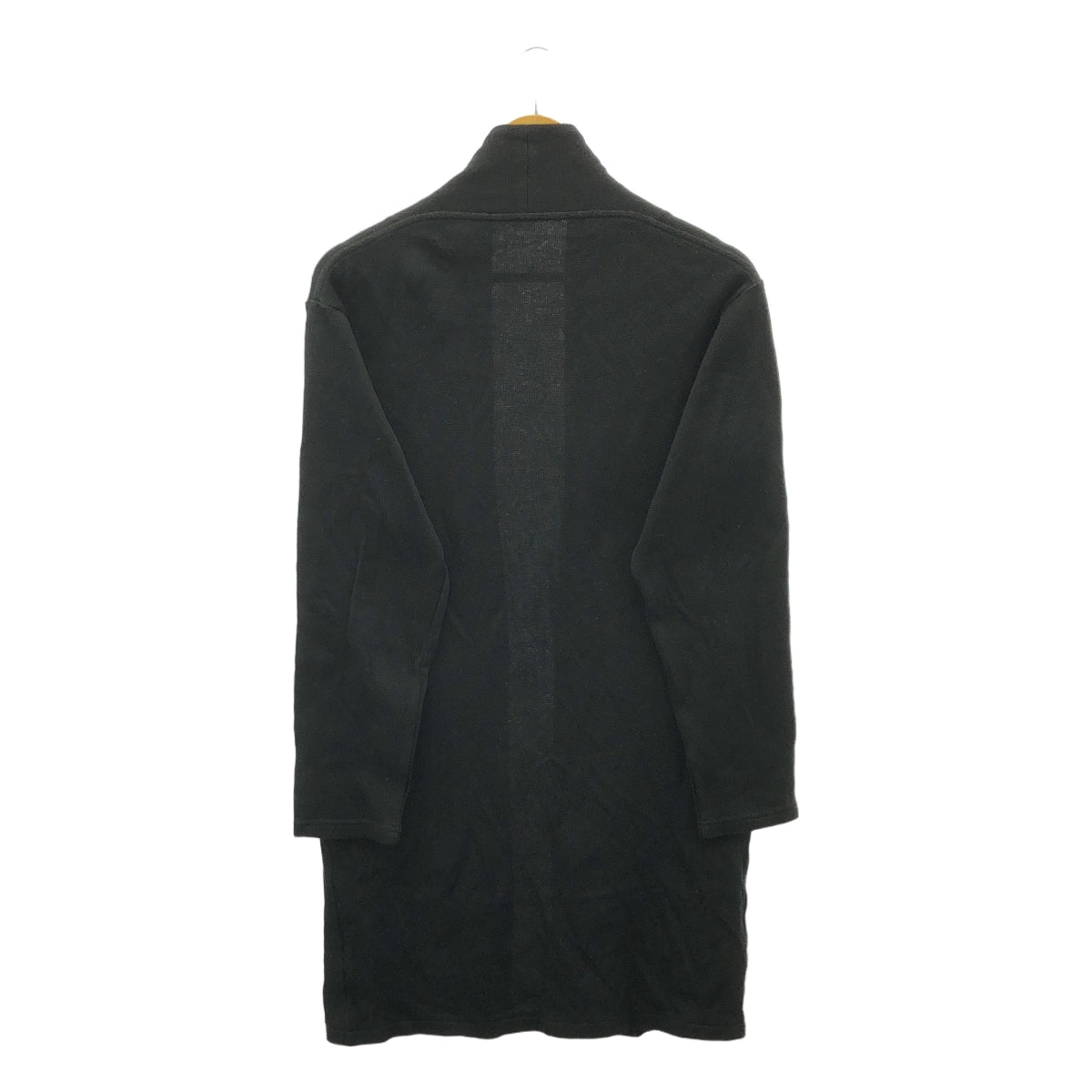 SOPHNET. / ソフネット | LONG KNIT CARDIGAN / コットン ボタンレス ショールカラー ロング カーディガン | M | ブラック | メンズ