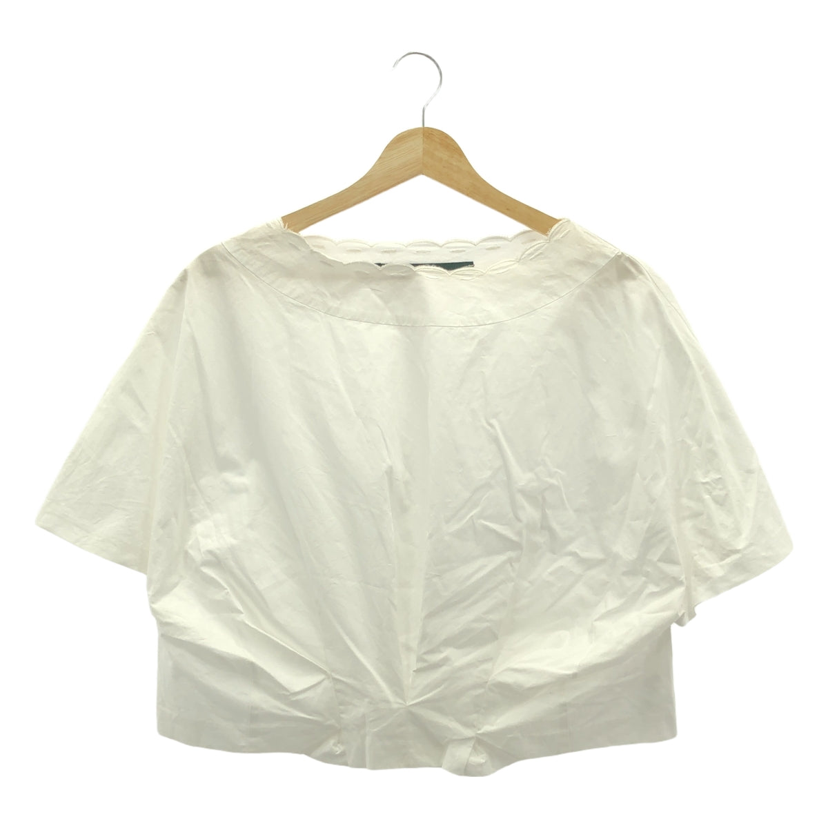 原住民村落 |扇貝領襯衫 | F |白色 |女性的