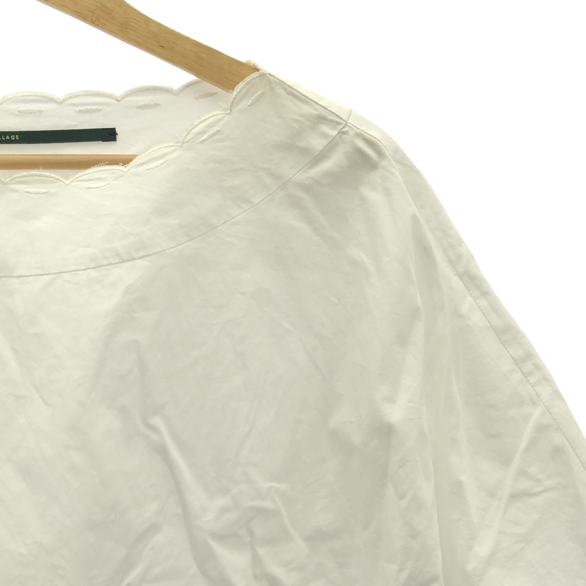 原住民村落 |扇貝領襯衫 | F |白色 |女性的