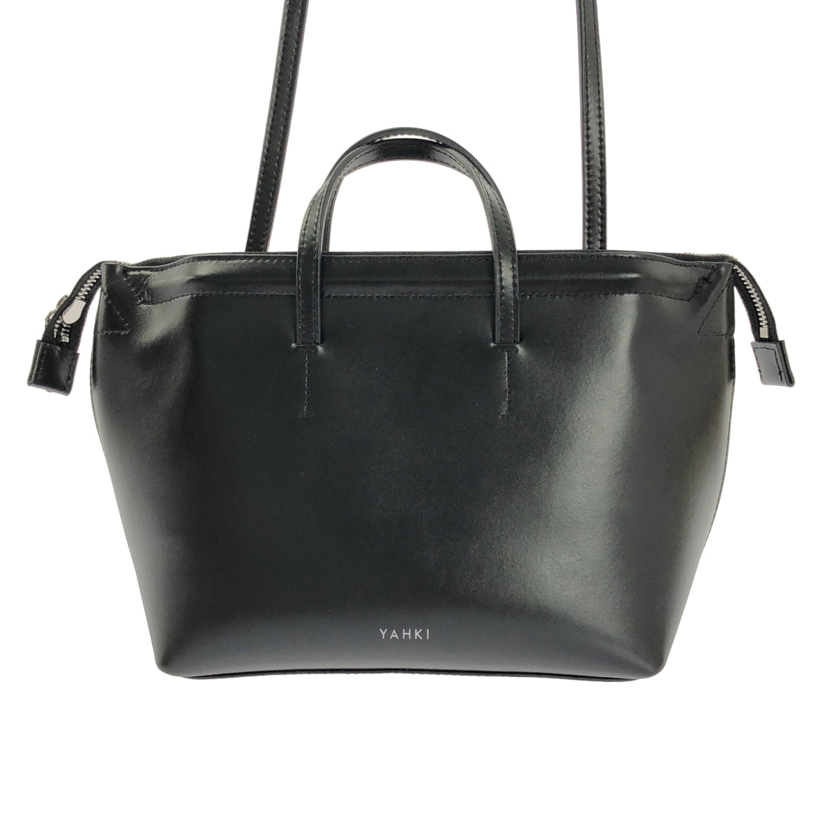 YAHKI / ヤーキ | 2way ショルダー付き ロゴ ハンドバッグ |