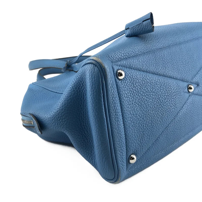 HERMES / 에르메스 | 2014 | 빅토리아 35 가죽 핸드백 | 블루 | 여성