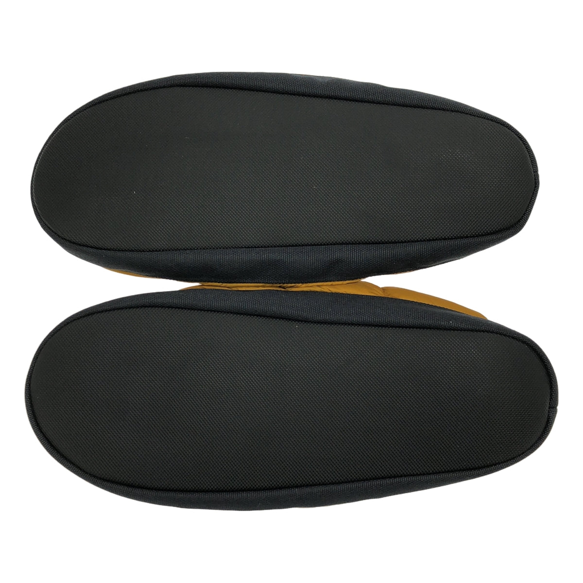 [全新] 拉布 |羽絨小屋拖鞋帳篷鞋 | M |深灰胡桃木色 / 黃色 |男士