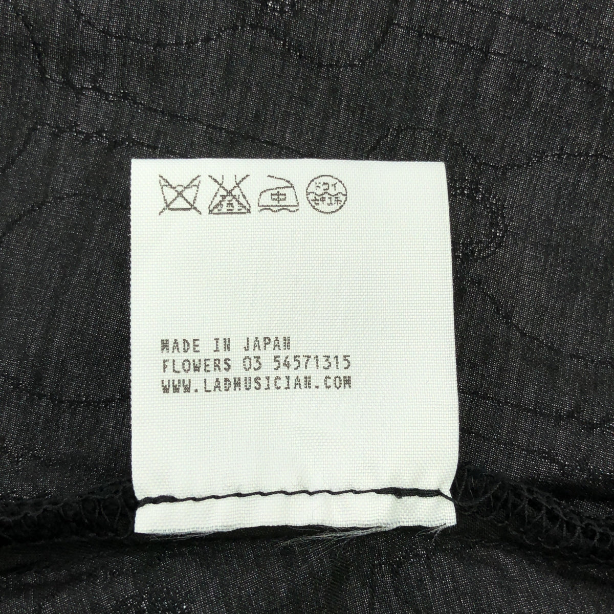 LAD MUSICIAN / 러드 뮤지션 | 총 로고 엠브로이드 셔츠 원피스 | 38 | 블랙 | 여성