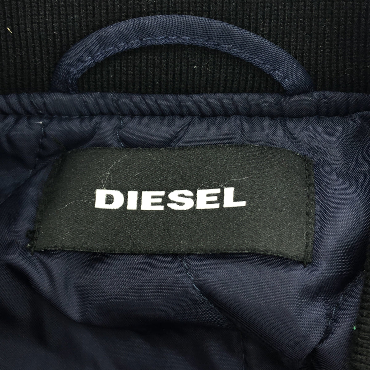 DIESEL / ディーゼル | MA-1 / デニム切替 ボンバージャケット ブルゾン / キルティング総裏地 | XS | メンズ