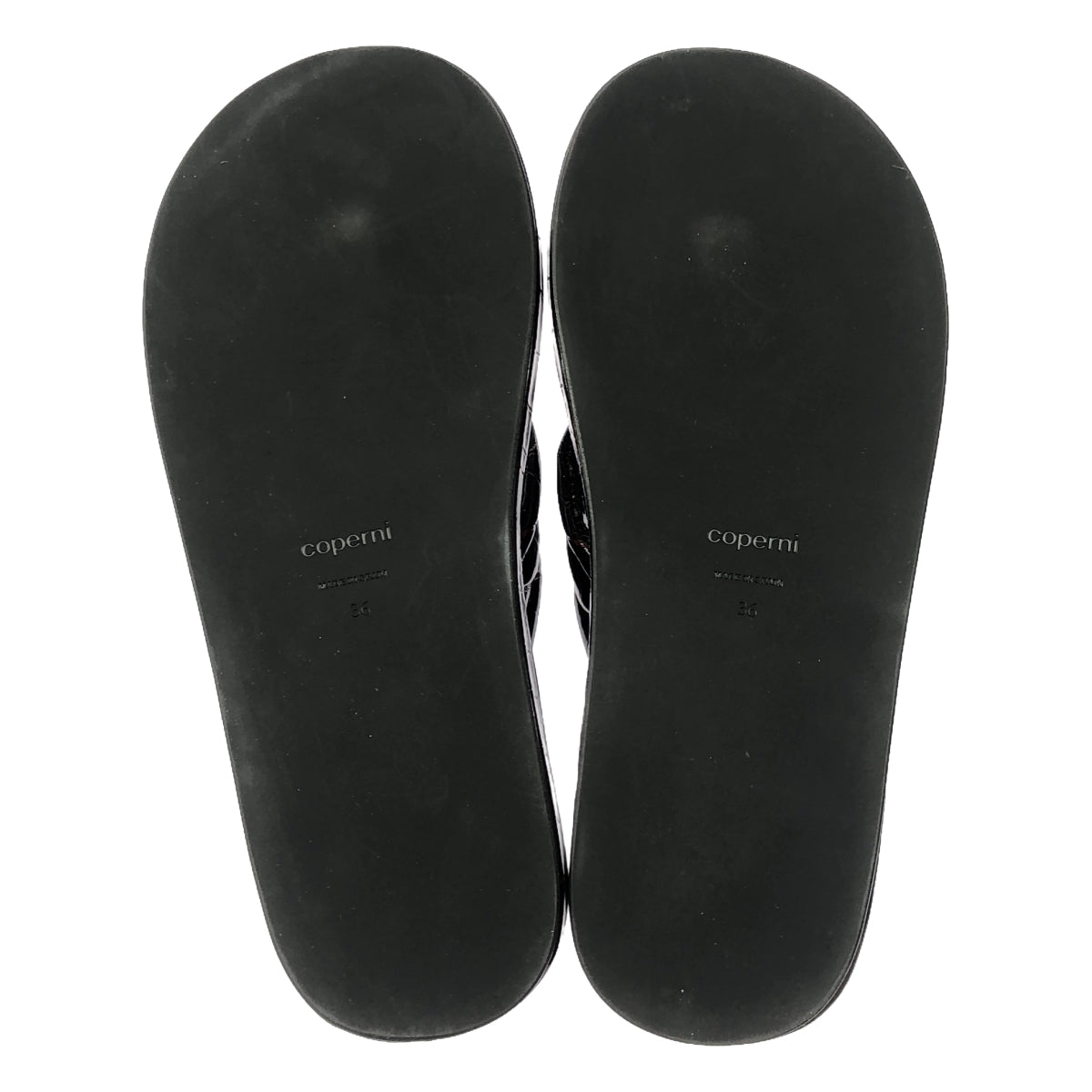 Coperni  / コペルニ | 2024SS | CROCO BRANDED FLIP FLOP / レザー クロコ型押し サンダル | 36 | レディース