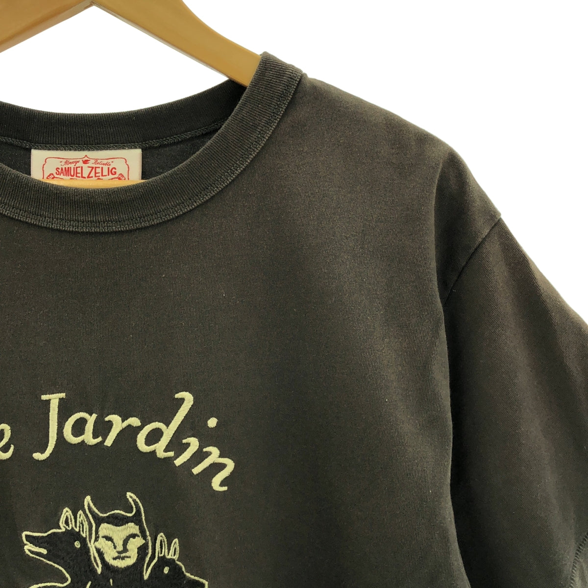 SAMUEL ZELIG / サミュエルゼリグ | 2025SS | Creature Tee クリーチャー 刺しゅう Tシャツ | M | メンズ