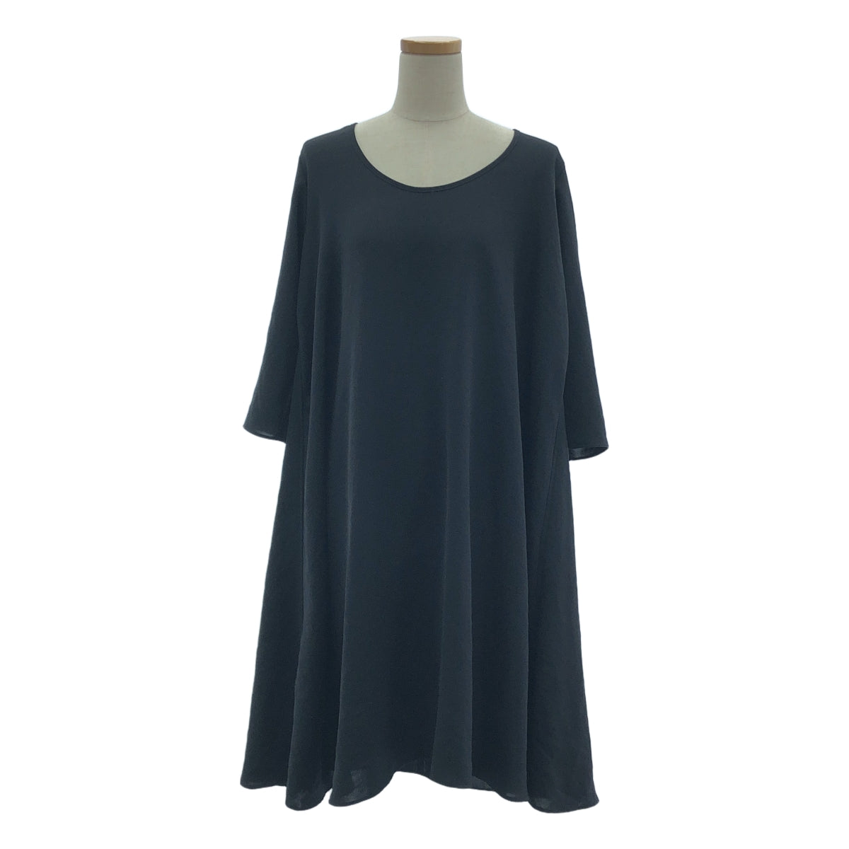 mizuiroind / 미즈이로 인도 | 폴리 에스테르 7 분 소매 원피스 | F | 블랙 | 여성