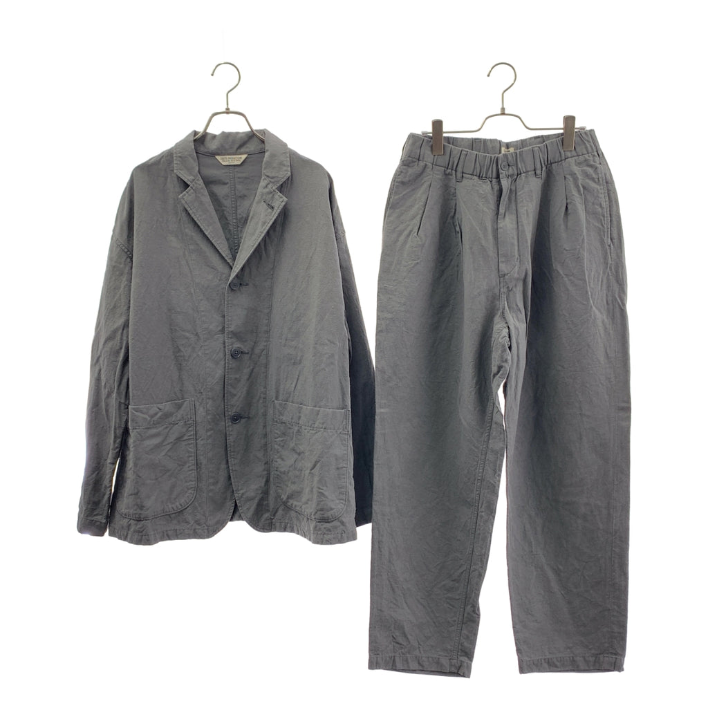 COOTIE / クーティー | 2021AW | セットアップ / Silknep Back Twill Lapel Jacket Pants / シルクネップ ラペルジャケット テーパードパンツ | M | メンズ