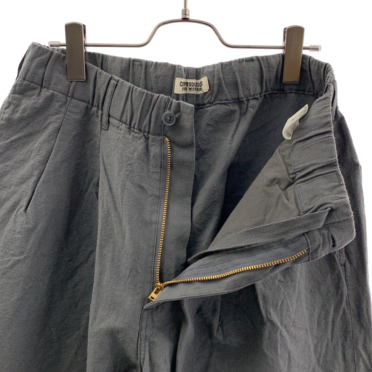 COOTIE / 쿠티 | 2021AW | 셋업 / Silknep Back Twill Lapel Jacket Pants / 실크 넥 라펠 재킷 테이퍼드 팬츠 | M | 맨즈