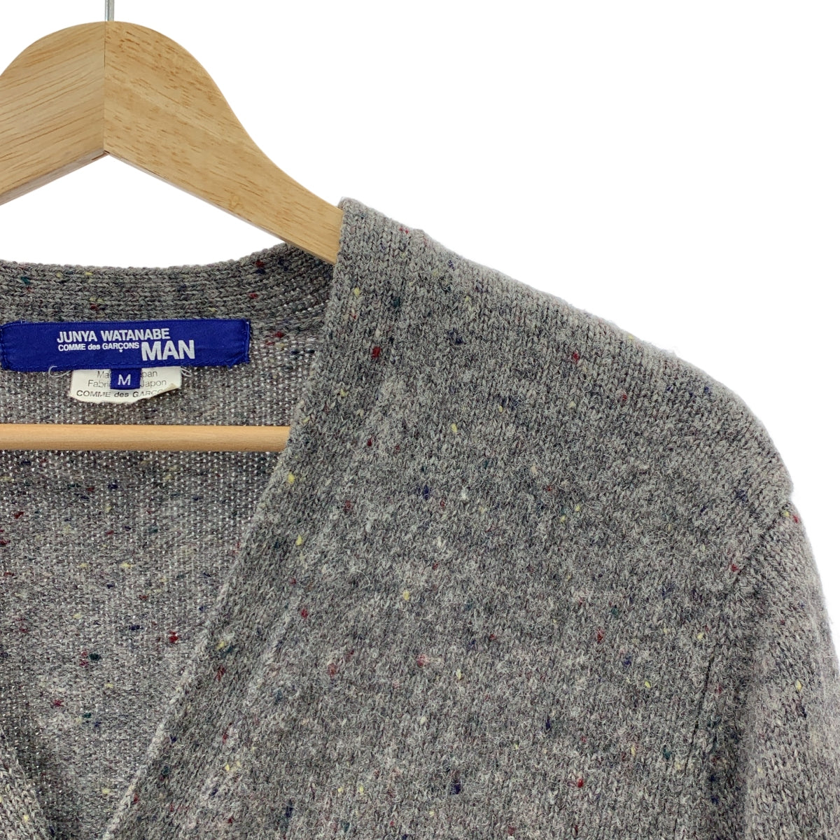JUNYAWATANABE COMME des GARÇONS MAN | 2013 秋冬 | 毛氈 V 領針織開襟衫 | M 碼 |