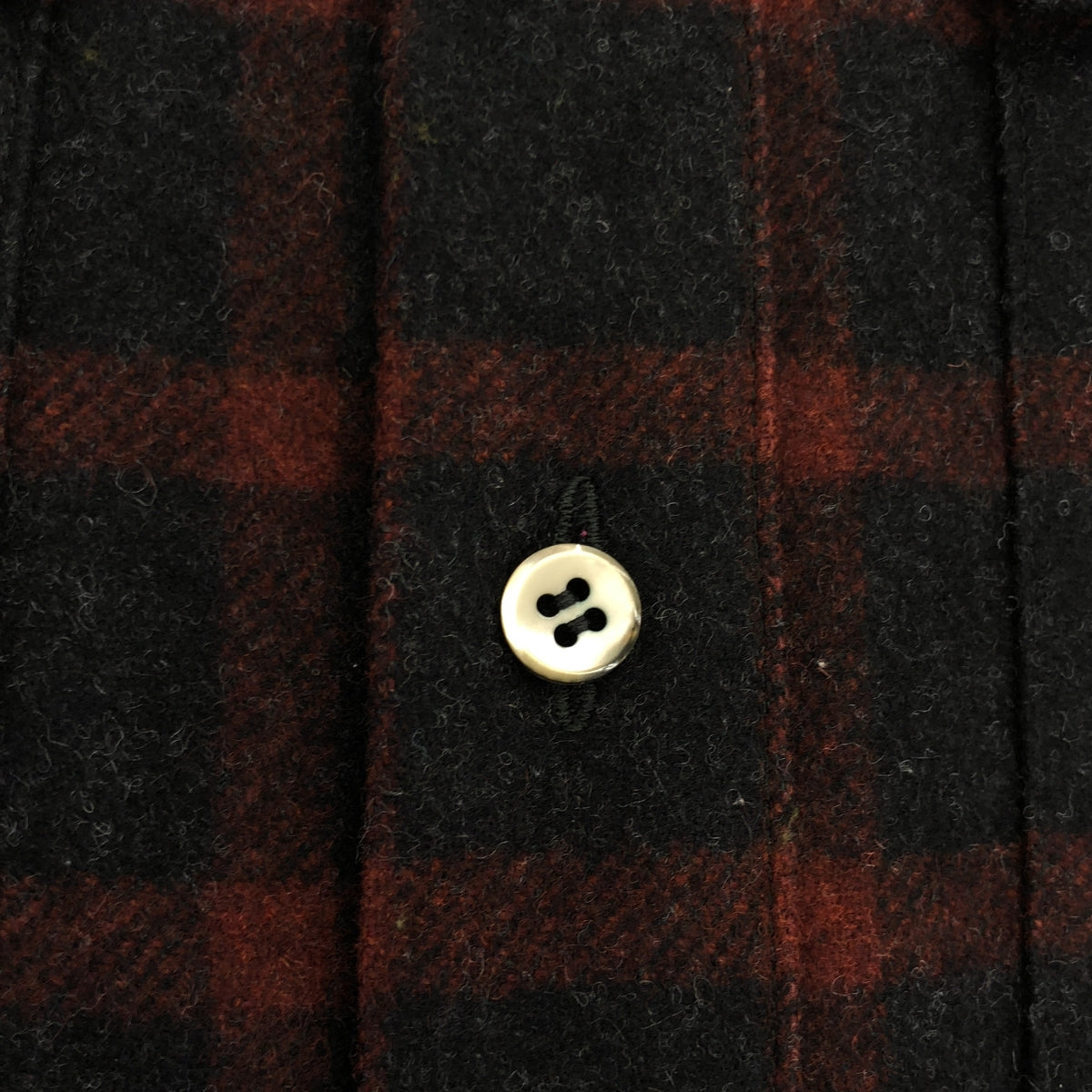 Drawer / ドゥロワー | ウール ポケット付き プルオーバー シャツ ワンピース | 36 | ブラック/ボルドー | レディース