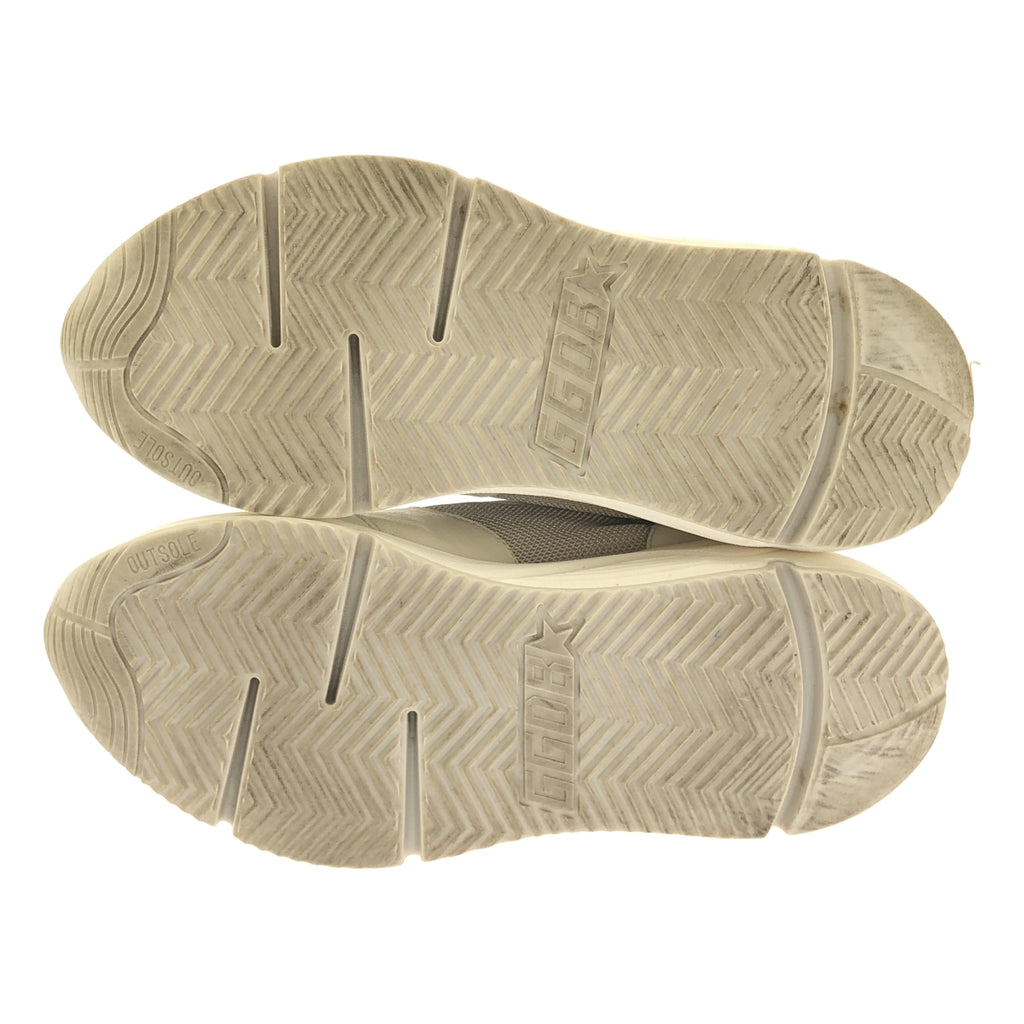 金鵝 | 跑步鞋 | 皮革Logo低筒運動鞋 | 36碼 | 白色 | 女款