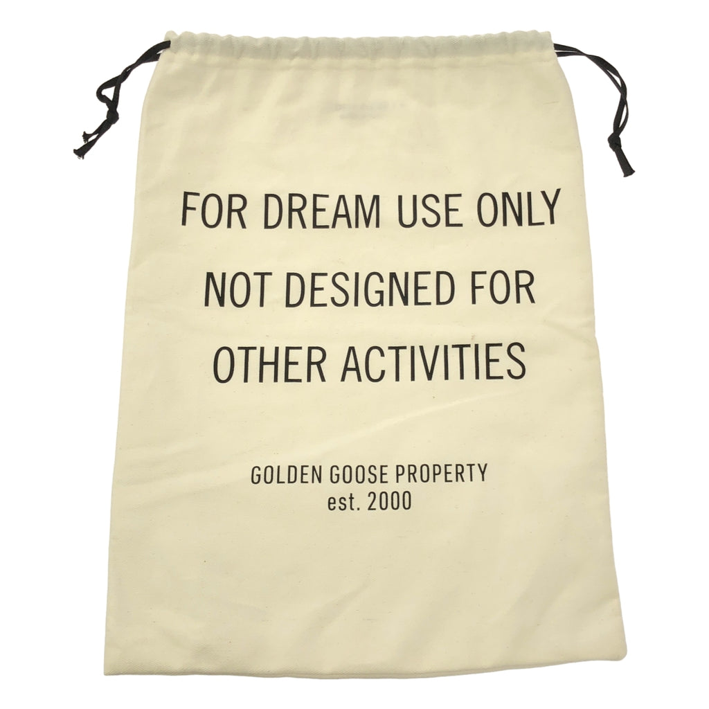 金鵝 | 跑步鞋 | 皮革Logo低筒運動鞋 | 36碼 | 白色 | 女款