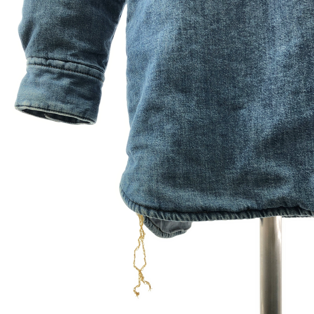 Maison Margiela / 메종 마르젤라 | 2019AW | DENIM SHIRT BLOUSON / 안솜 오버 실루엣 웨스턴 데님 셔츠 재킷 / 총 안감 | 40 | 남성