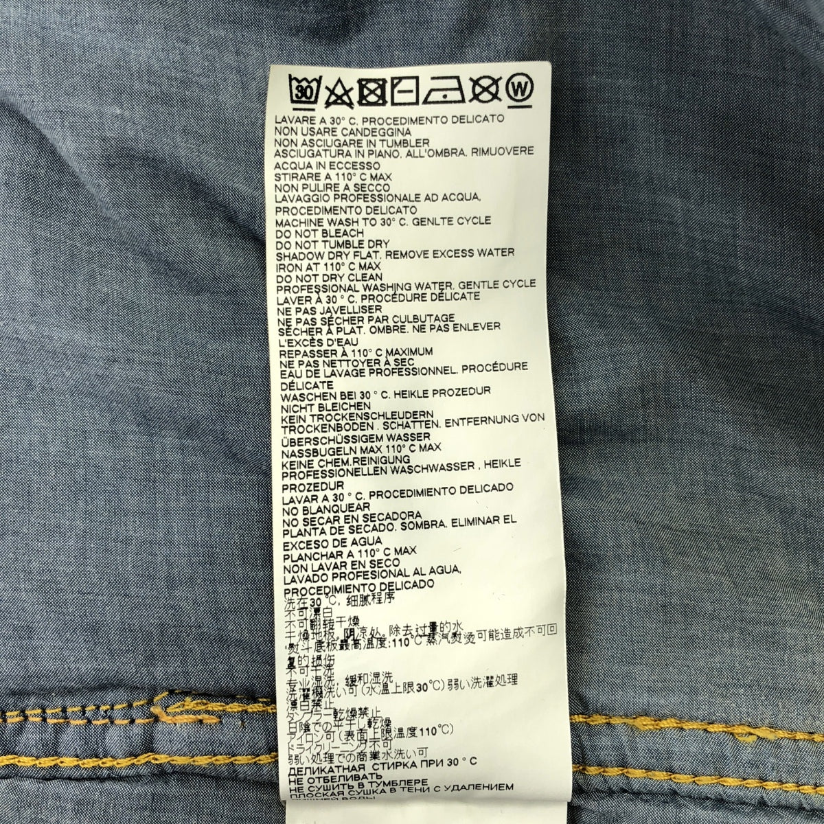 Maison Margiela / 메종 마르젤라 | 2019AW | DENIM SHIRT BLOUSON / 안솜 오버 실루엣 웨스턴 데님 셔츠 재킷 / 총 안감 | 40 | 남성