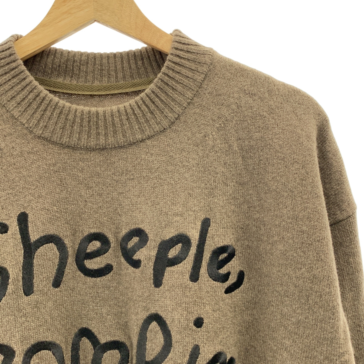 sacai / 사카이 | 2022AW | MADSAKI Embroidery Knit Pullover / 마사키 엠브로이드 니트 스웨터 | 2 | 남성