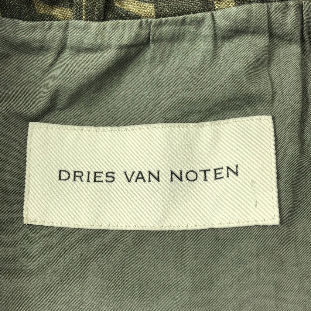 DRIES VAN NOTEN / ドリスヴァンノッテン | 2024SS | オーバーダイ グラフィックプリント ジャケット | M |