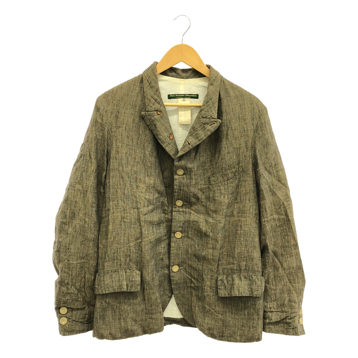 Paul Harnden / ポールハーデン | Linen Norfolk Blazer / リネン ツイード ブレザー ジャケット | XS | メンズ