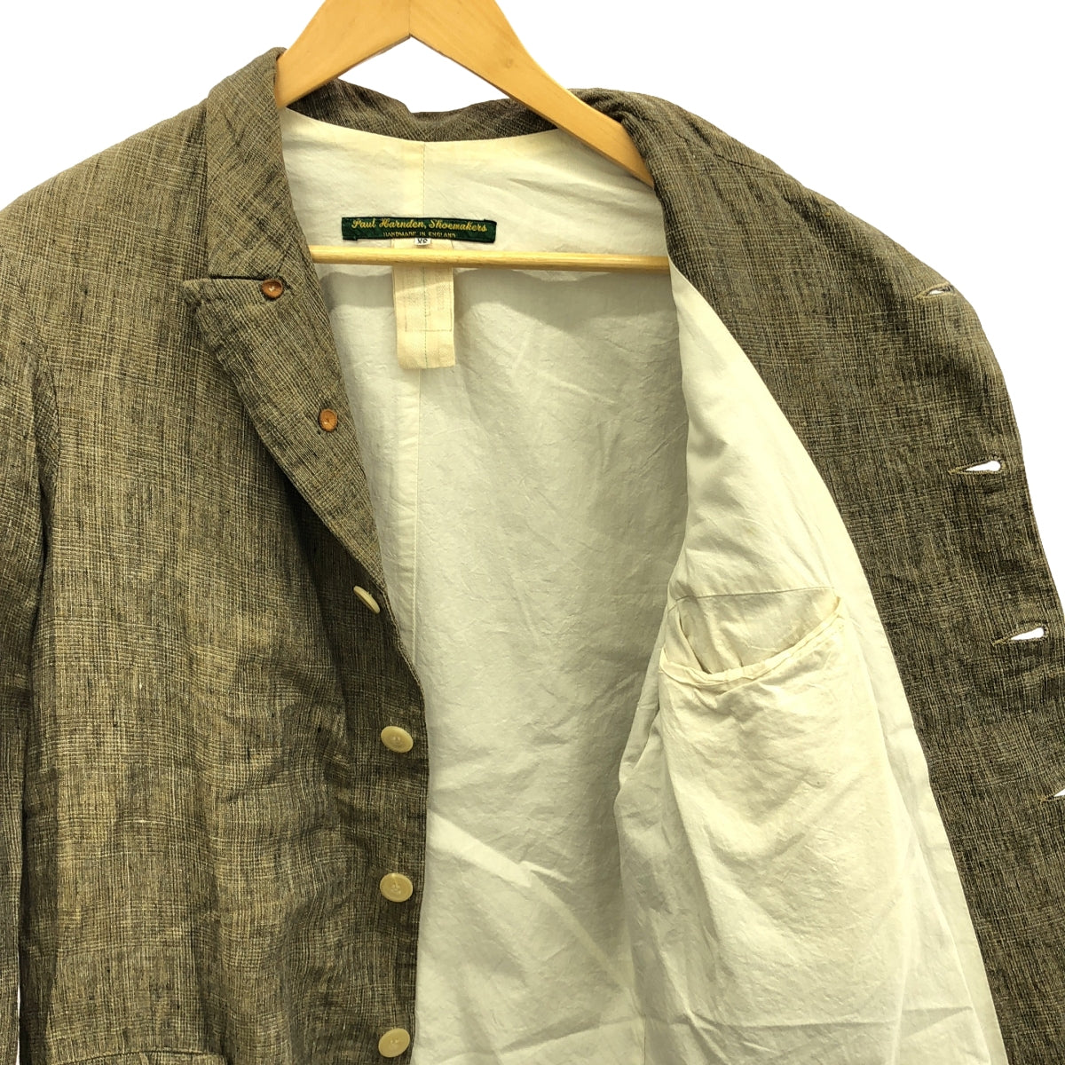 Paul Harnden / ポールハーデン | Linen Norfolk Blazer / リネン ツイード ブレザー ジャケット | XS | メンズ