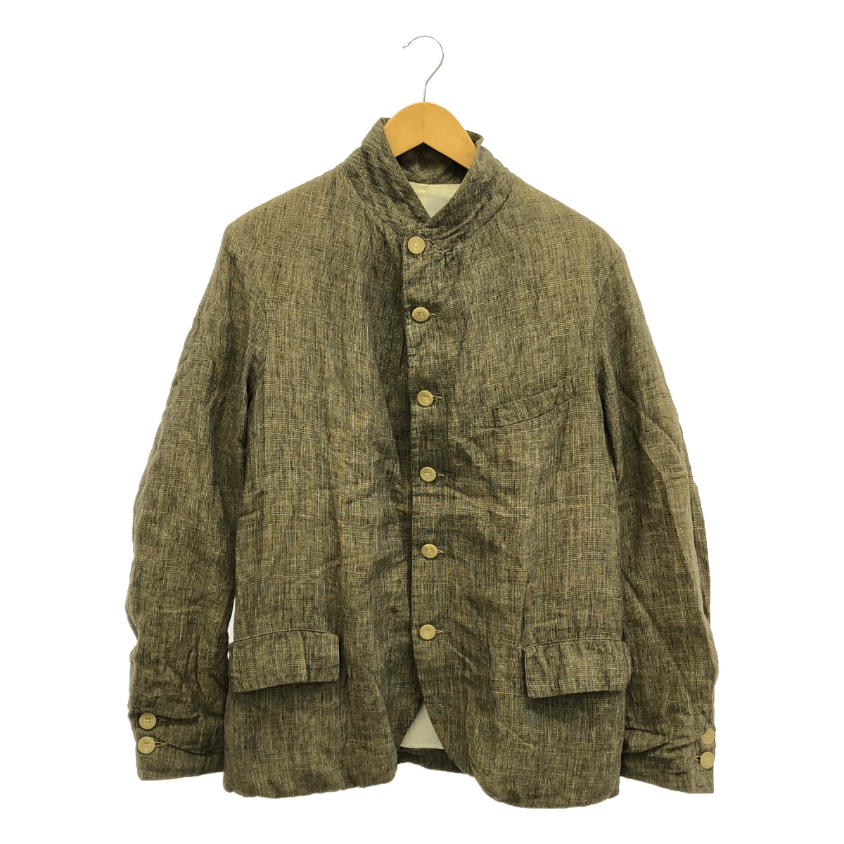 Paul Harnden / ポールハーデン | Linen Norfolk Blazer / リネン ツイード ブレザー ジャケット | XS | メンズ