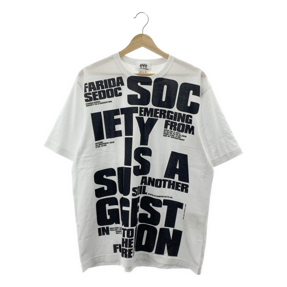 eye JUNYA WATANABE COMME des GARÇONS MAN | 超大標誌印花 T 卹 | 尺寸 L |