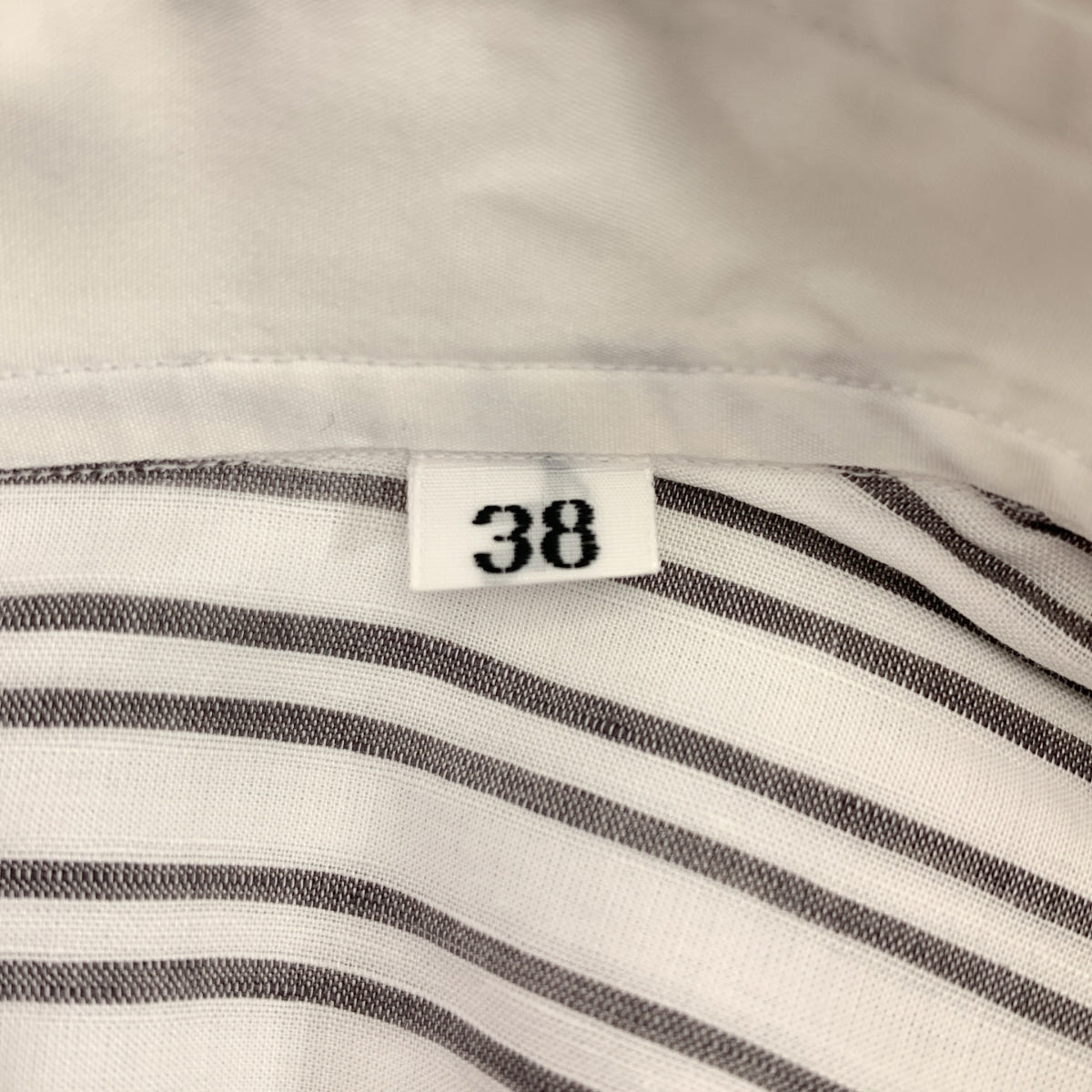 Sovereign / ソブリン | コットン ストライプシャツ | 38 | グレー/ホワイト | メンズ