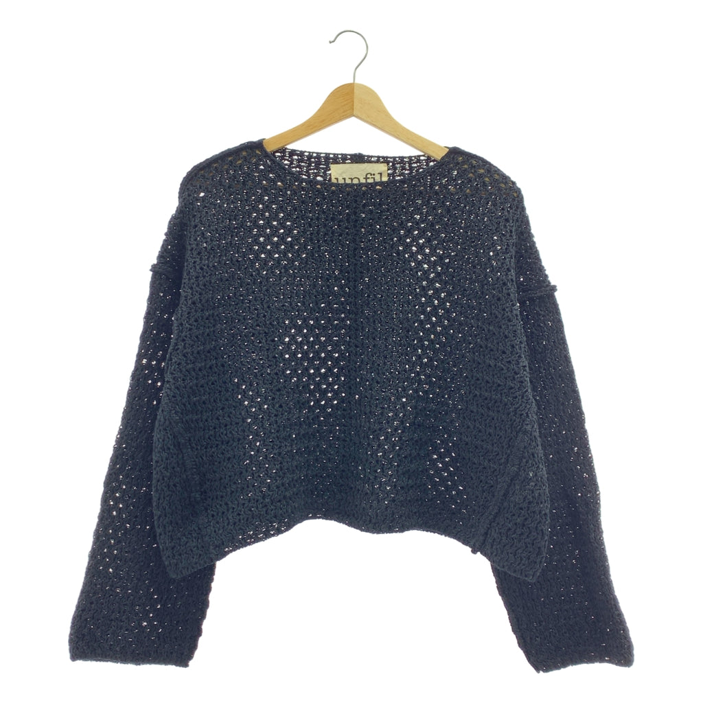 unfil | 棉質雙層蜂巢網眼毛衣 | 1 碼 | 女款