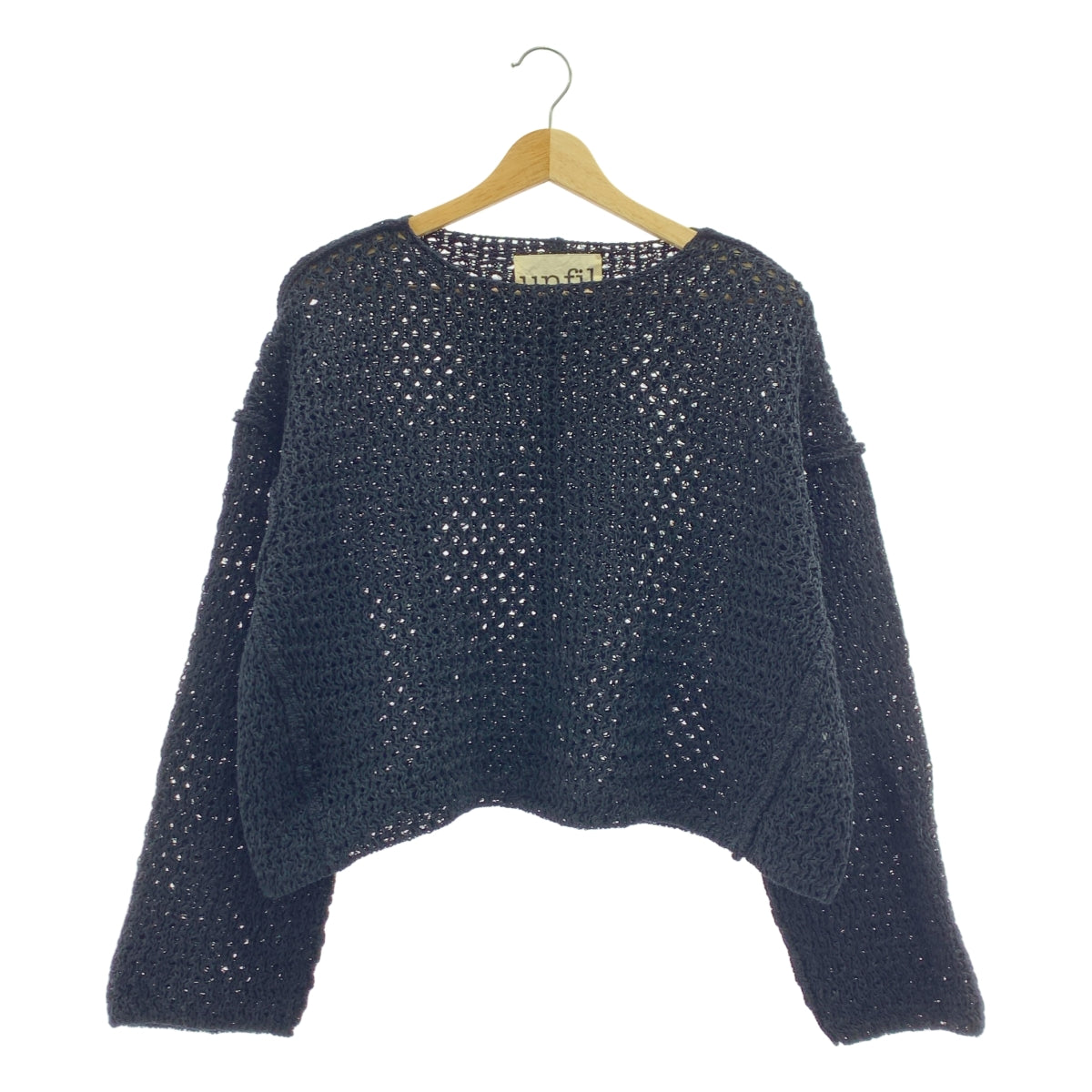 unfil | 棉質雙層蜂巢網眼毛衣 | 1 碼 | 女款