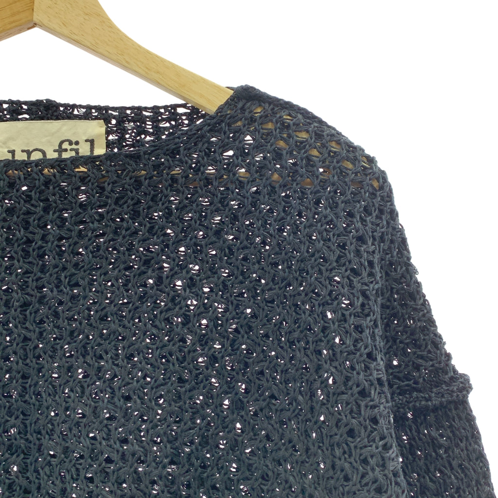 unfil | 棉質雙層蜂巢網眼毛衣 | 1 碼 | 女款