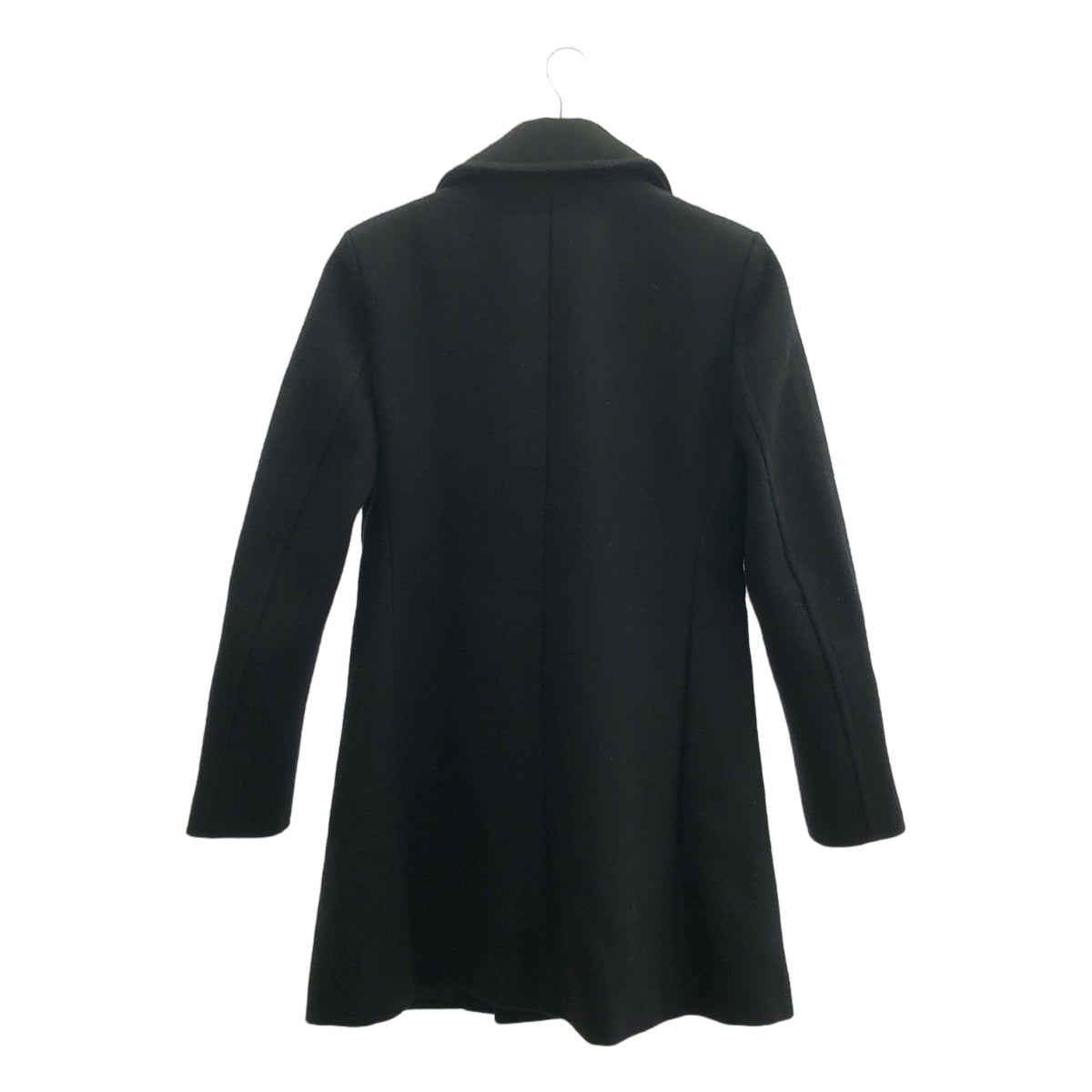 SAINT LAURENT PARIS / サンローランパリ | ウール 金釦 ダブル Pコート | ブラック | メンズ