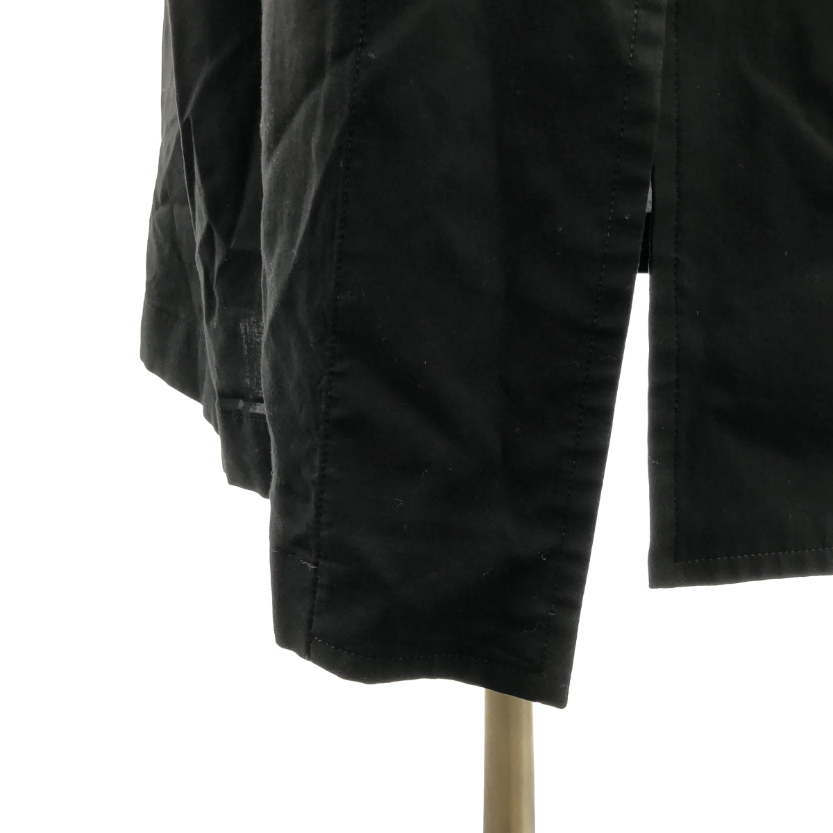 山本耀司 (YOHJI YAMAMOTO) 男裝 | 2022春夏系列 | 人造絲不對稱大衣 | 1碼 | 男士