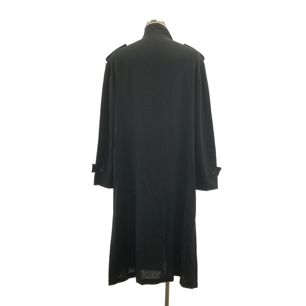 山本耀司 (YOHJI YAMAMOTO) 男裝 | 2022春夏系列 | 人造絲不對稱大衣 | 1碼 | 男士