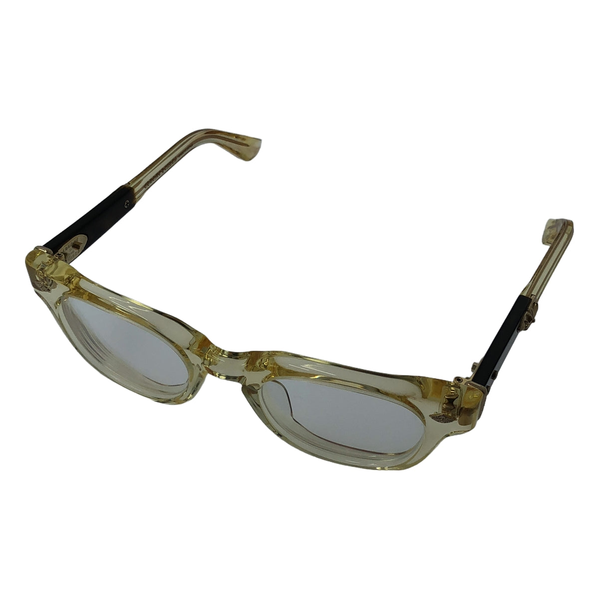 CHROME HEARTS | Jenna Tail Yea Wellington 太陽眼鏡 | 49□23-142 | 透明/金色/棕色