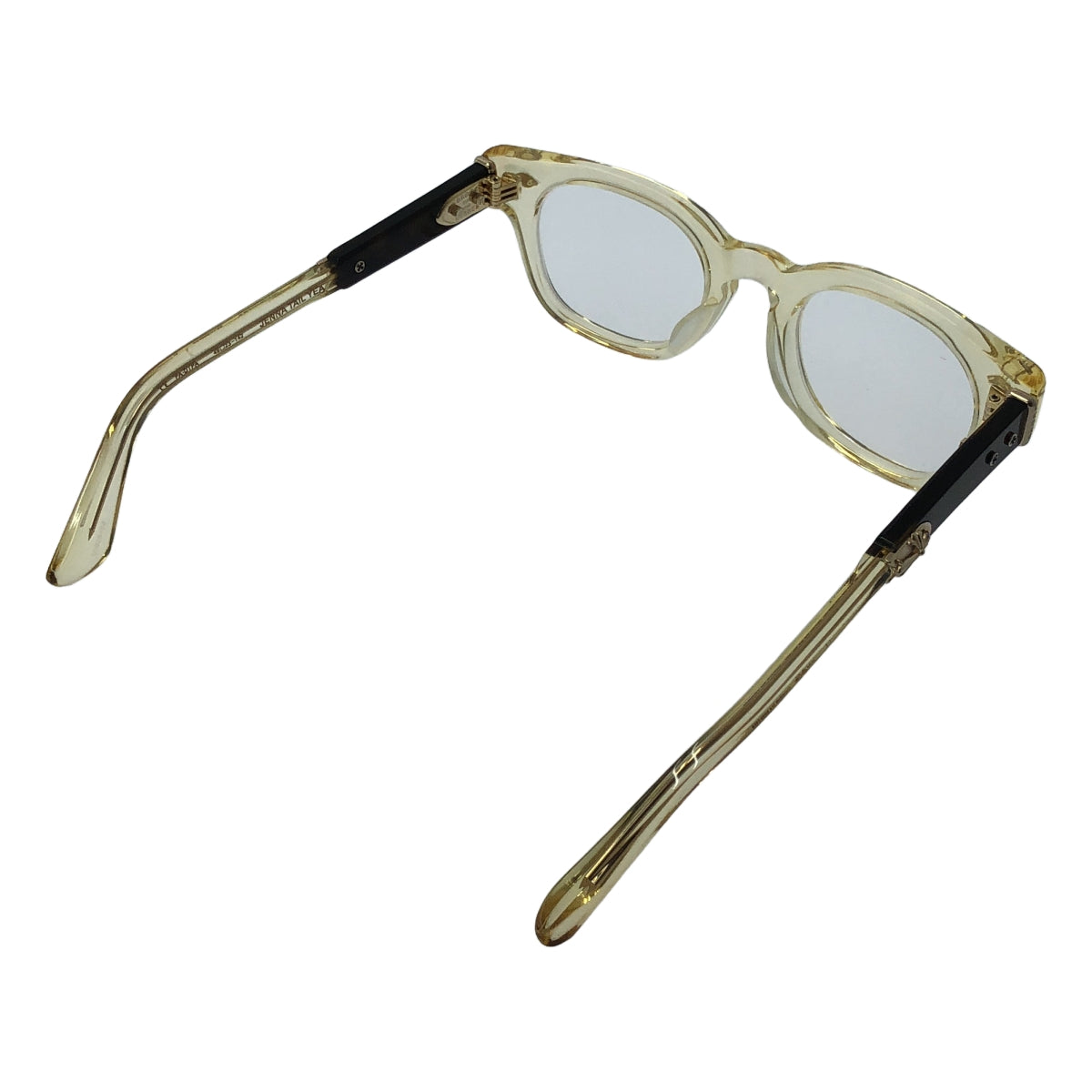 CHROME HEARTS / クロムハーツ | JENNA TAIL YEA ウェリントン サングラス メガネ アイウェア 眼鏡 | 49□23-142 | クリア/ゴールド/ブラウン