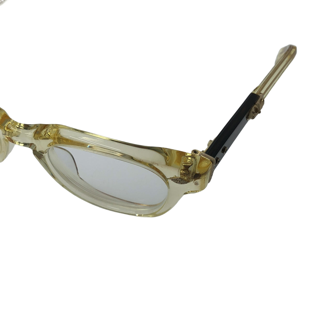 CHROME HEARTS | Jenna Tail Yea Wellington 太陽眼鏡 | 49□23-142 | 透明/金色/棕色