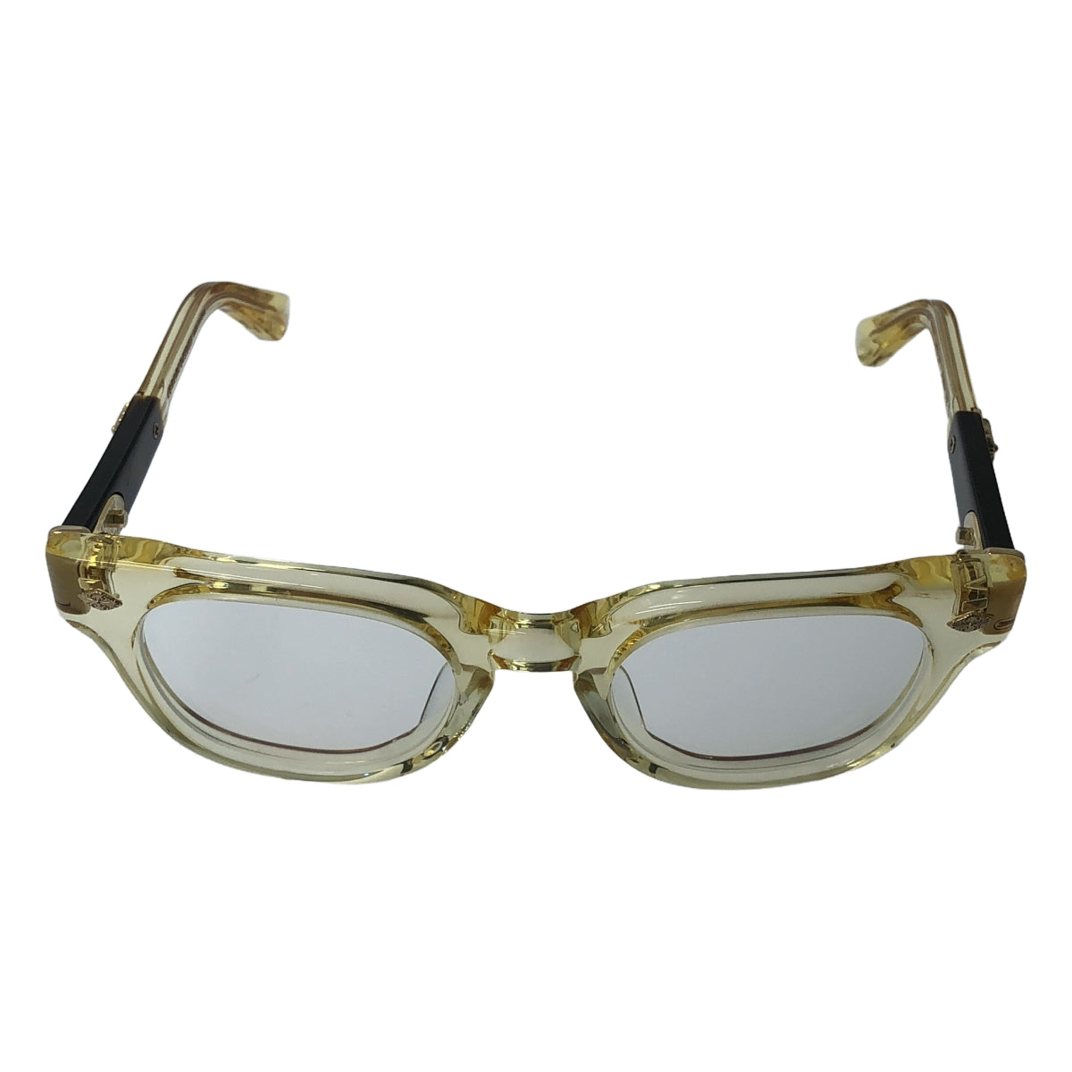 CHROME HEARTS | Jenna Tail Yea Wellington 太陽眼鏡 | 49□23-142 | 透明/金色/棕色
