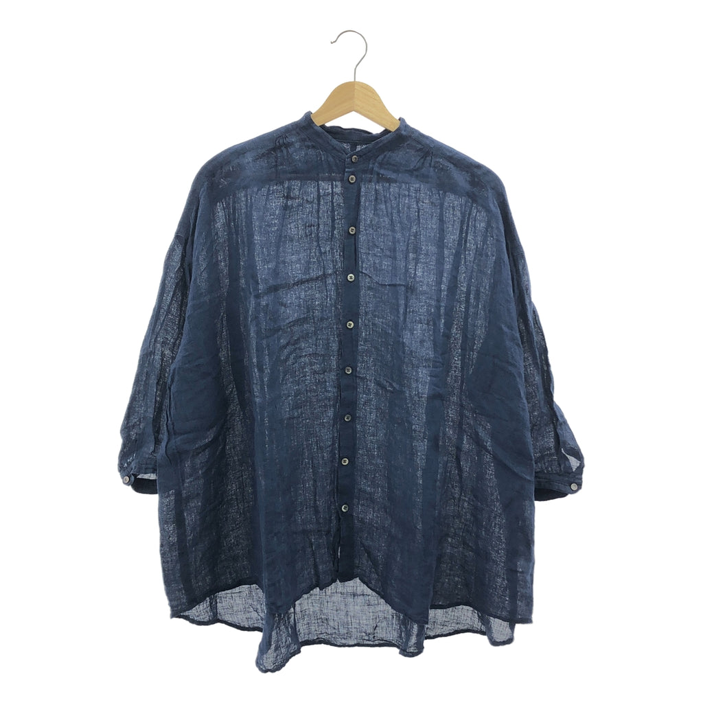 suzuki takayuki / スズキタカユキ | over blouse リネン フレアシャツ | 1 |