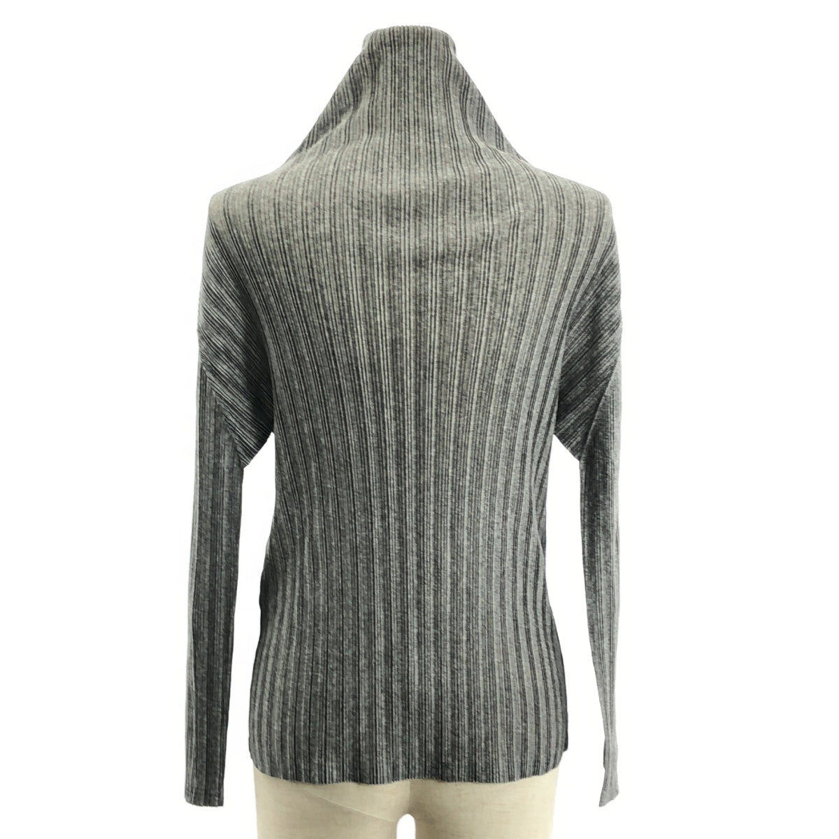 PLEATS PLEASE ISSEY MIYAKE / プリーツプリーズイッセイミヤケ | ハイネック プルオーバー トップス | 3 | グレー | レディース