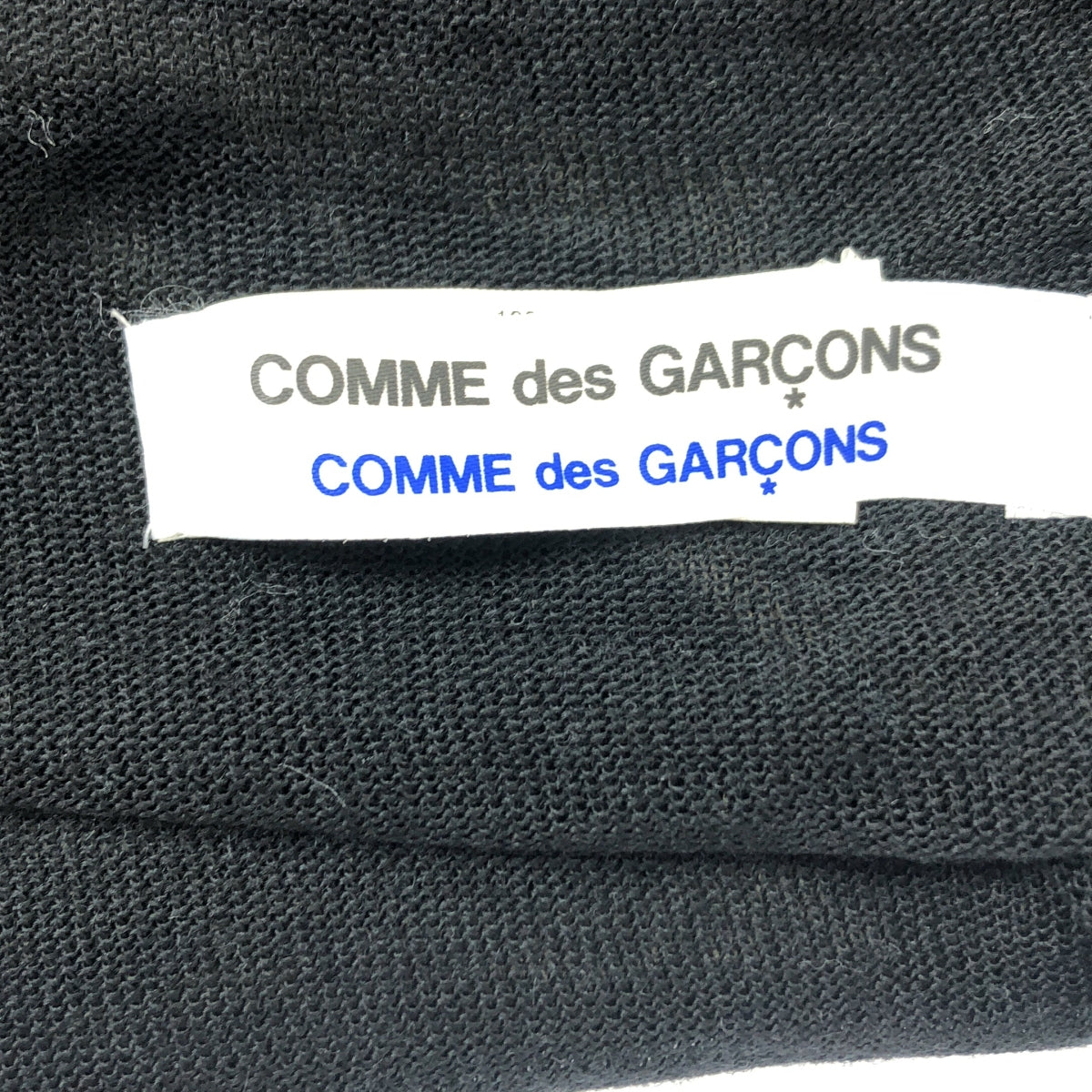 COMME des GARCONS COMME des GARCONS / 콤콤 | 대형 스톨 머플러 | 블랙 / 네이비 / 오프 화이트